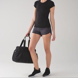 lululemon athletica Black and Gray Athletic Shorts
